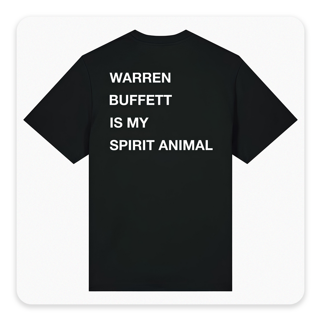 T-Shirt Warren Buffett is my spirit animal | Limited Premium Edition